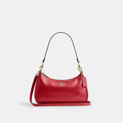 Coach Outlet Soft Teri Shoulder Bag In Gold/poppy