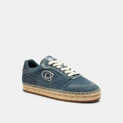 Coach Outlet Soho Espadrille Sneaker In Loved Denim