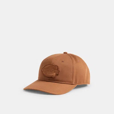 Coach Outlet Soho Flat Brim Baseball Hat In Sable
