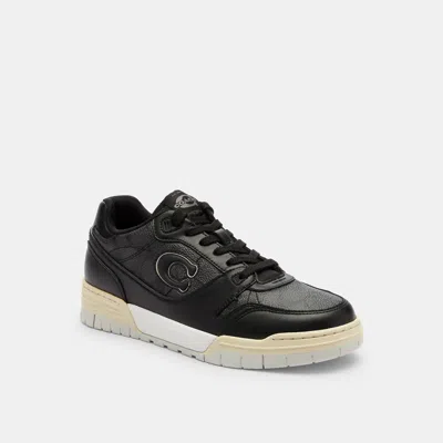 Coach Outlet Soho Sneaker In Signature Canvas In Charcoal/black