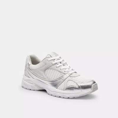 Coach Outlet Sport Sneaker In Silver