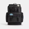 Coach Outlet Sprint Backpack In Signature Canvas With Patches In Multi