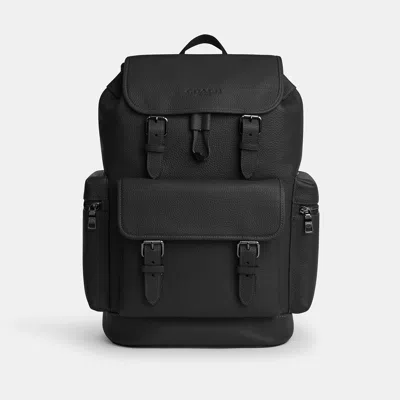 Coach Outlet Sprint Backpack In Matte Black/black