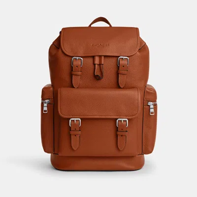 Coach Outlet Sprint Backpack In Silver/amber Brown