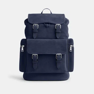 Coach Outlet Sprint Backpack In Silver/true Navy