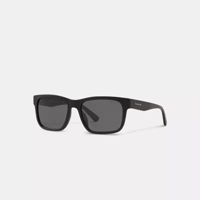 Coach Outlet Square Frame Sunglasses In Black