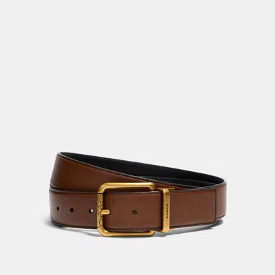 COACH OUTLET SQUARE ROLLER BUCKLE CUT TO SIZE REVERSIBLE BELT, 38 MM