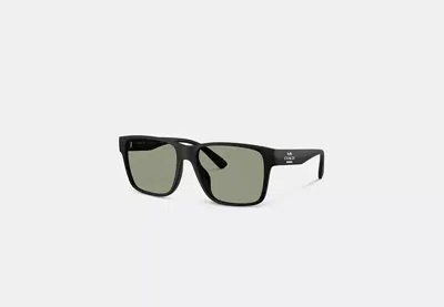 Coach Outlet Square Sunglasses In Black