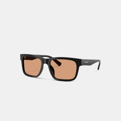 Coach Outlet Square Sunglasses In Black