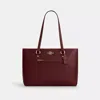 Coach Outlet Station Tote Bag In Burgundy