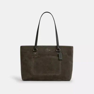 Coach Outlet Station Tote Bag In Green