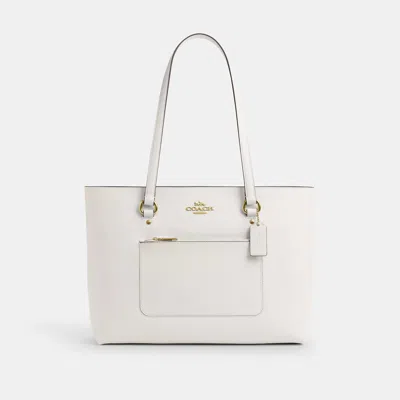 Coach Outlet Station Tote Bag In White