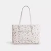 Coach Outlet Station Tote Bag With Star Print In White
