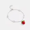 Coach Outlet Strawberry Charm Bracelet In Multi