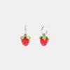 Coach Outlet Strawberry Huggie Earrings In Multi