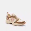 Coach Outlet C275 Tech Runner In Signature Canvas In Multi