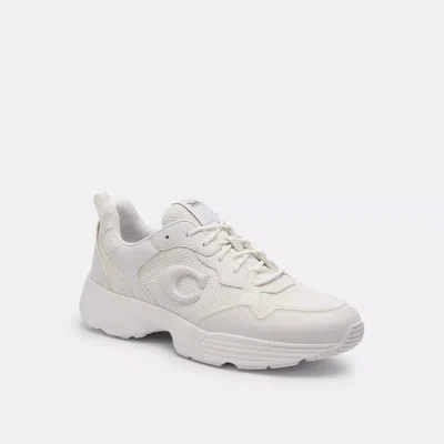 Coach Outlet Strider Sneaker In Signature Canvas In White