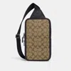 Shop Coach Outlet Sullivan Pack In Blocked Signature Canvas In Multi