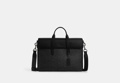 Coach Outlet Sullivan Portfolio Brief In Signature Canvas In Multi
