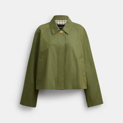Coach Outlet Swing Trench Coat In Vine