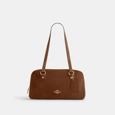 Coach Outlet Sydney Shoulder Bag In Gold/warm Brown