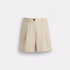 Coach Outlet Tailored Shorts In Recycled Polyester In Neutral