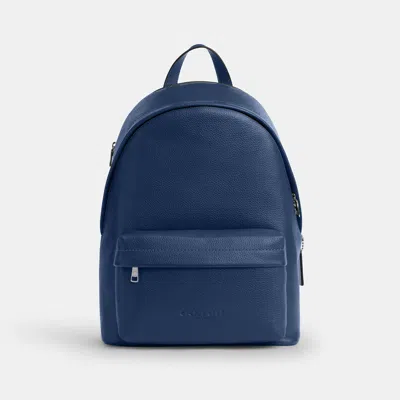Coach Outlet Taylor Backpack In Silver/deep Blue