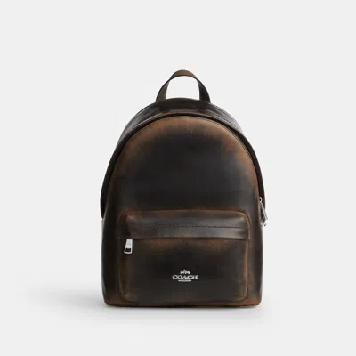 Coach Outlet Taylor Small Backpack In Loved Leather In Brown