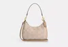 Coach Outlet Teri Hobo Bag In Blocked Signature Canvas In Beige