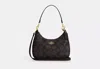 Coach Outlet Teri Hobo Bag In Blocked Signature Canvas In Brown