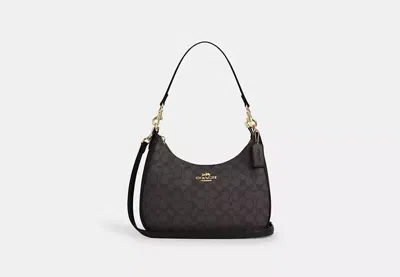 Coach Outlet Teri Hobo Bag In Signature Canvas In Beige