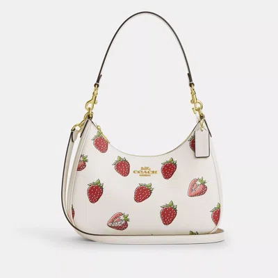Coach Outlet Teri Hobo Bag With Strawberry Print