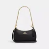 Coach Outlet Teri Mini Crossbody Bag In Signature Canvas In Black
