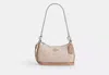 Coach Outlet Teri Mini Crossbody Bag In Signature Canvas In Beige