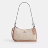 Coach Outlet Teri Mini Crossbody Bag In Signature Canvas In Beige