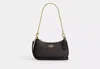 Coach Outlet Teri Mini Crossbody Bag In Signature Canvas In Beige/brown