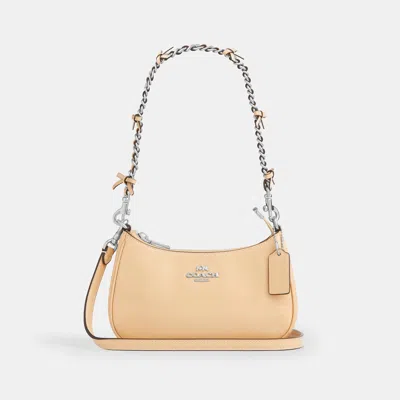 Coach Outlet Teri Mini Crossbody Bag With Bows In Nude