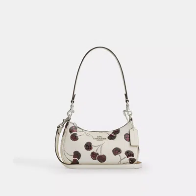 Coach Outlet Teri Mini Crossbody Bag With Cherry Print In Multi