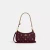 Coach Outlet Teri Mini Crossbody Bag With Crystals In Brown