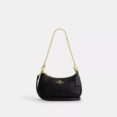 Coach Outlet Teri Mini Crossbody Bag With Quilting In Black