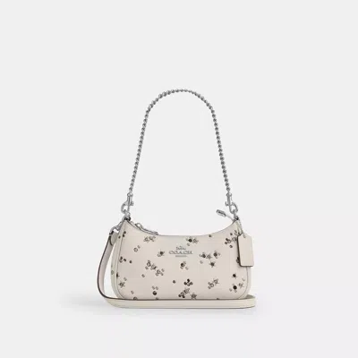 Coach Outlet Teri Mini Crossbody Bag With Star Print In White