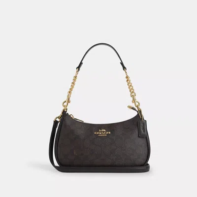 Coach Outlet Teri Shoulder Bag In Signature Canvas In Multi