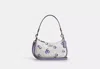 COACH OUTLET TERI SHOULDER BAG IN SIGNATURE CANVAS WITH BLUEBERRY PRINT