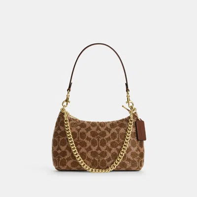 Coach Outlet Teri Shoulder Bag In Signature Satin In Multi