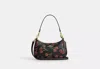 Coach Outlet Teri Shoulder Bag With Cherry Print In Black