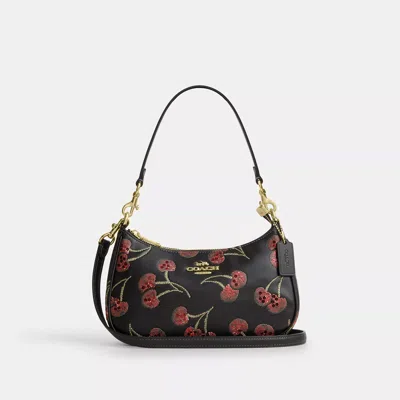 COACH OUTLET TERI SHOULDER BAG WITH CHERRY PRINT
