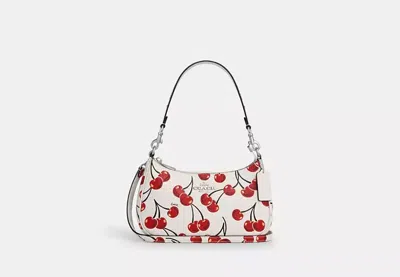 Coach Outlet Teri Shoulder Bag With Cherry Print In White/multi