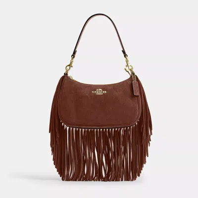 Coach Outlet Teri Shoulder Bag With Fringe In Multi