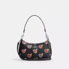 Coach Outlet Teri Shoulder Bag With Heart Bolt Print In Multi