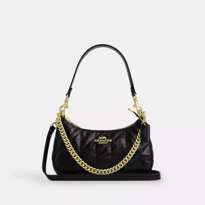 Coach Outlet Teri Shoulder Bag With Quilting In Black